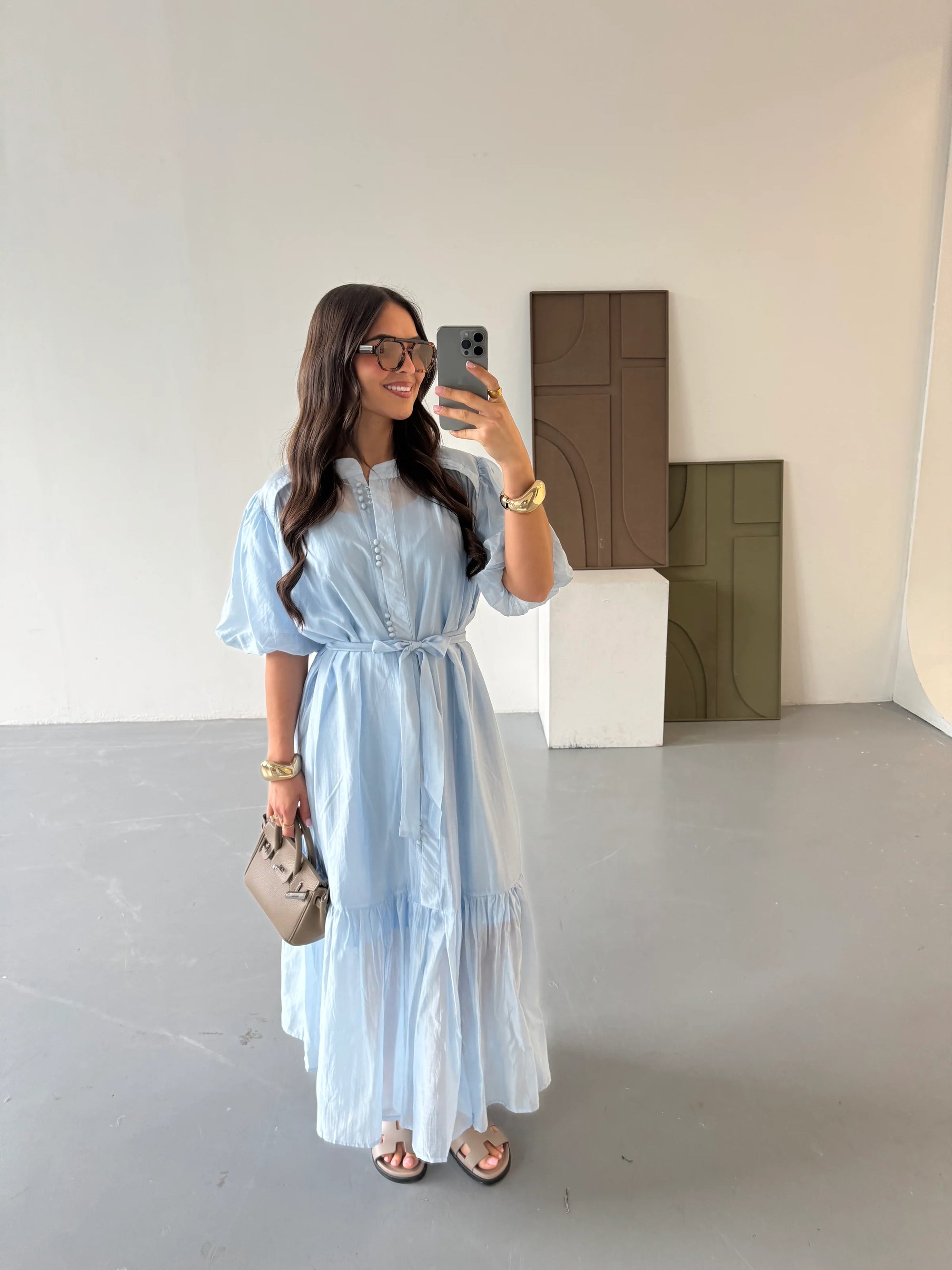 Amani Dress - Light Blue