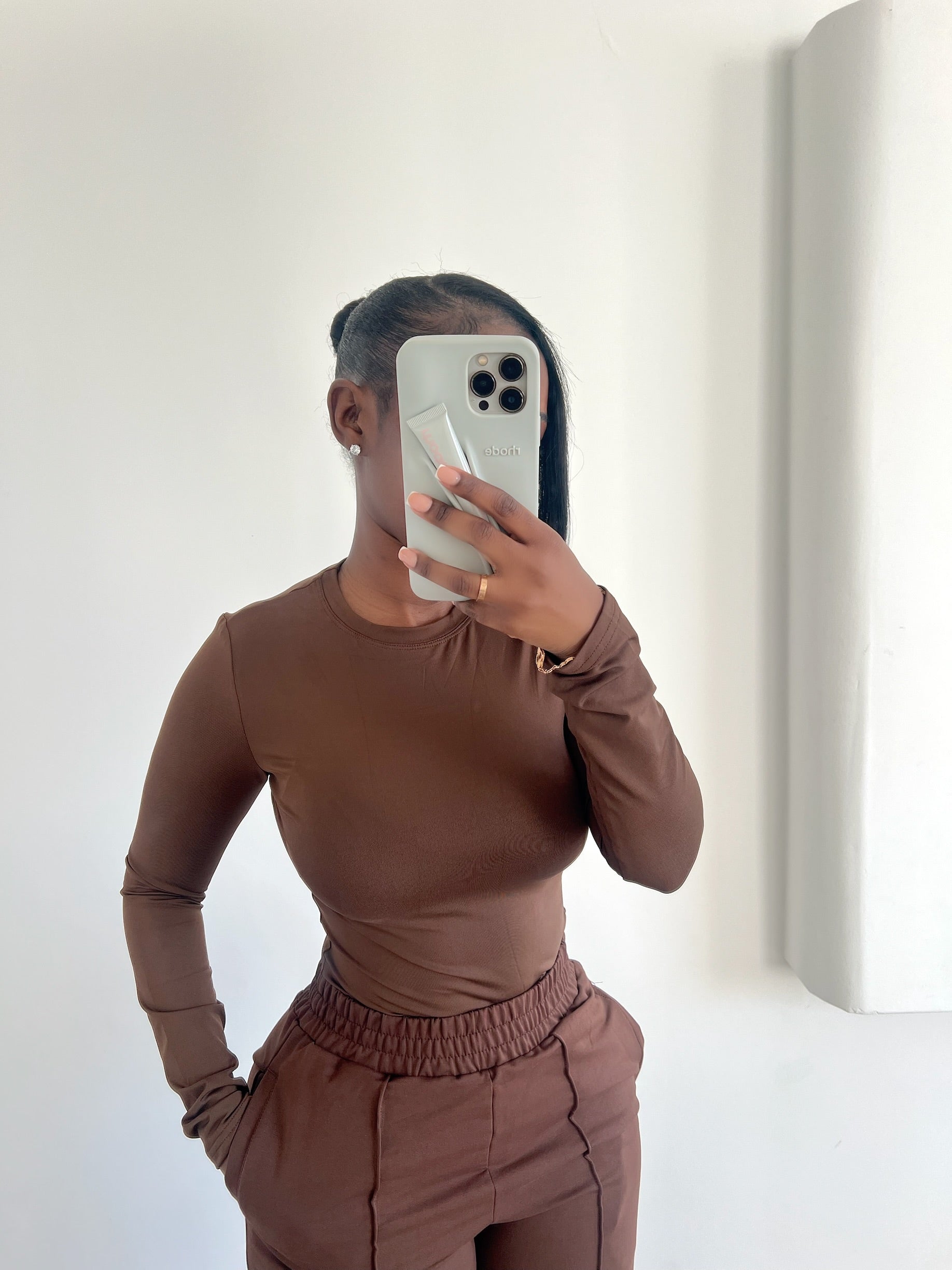Amy Long Sleeve – Brown