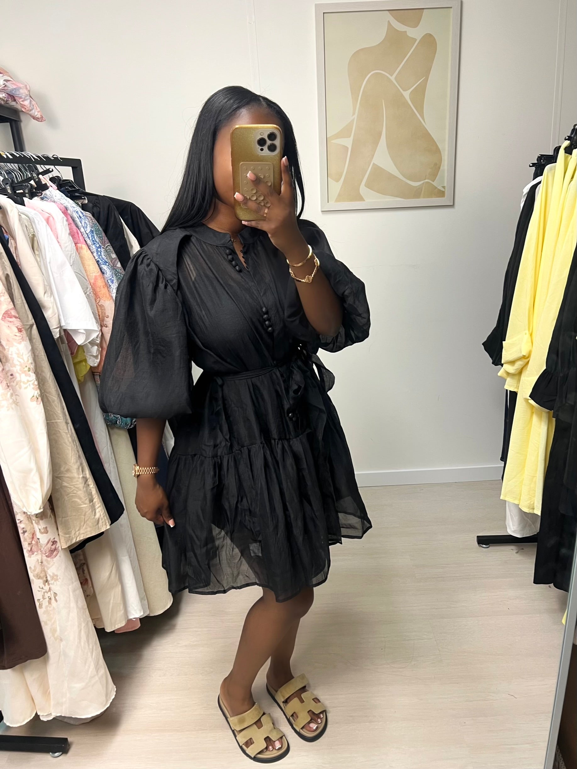Amani Dress - Black Short