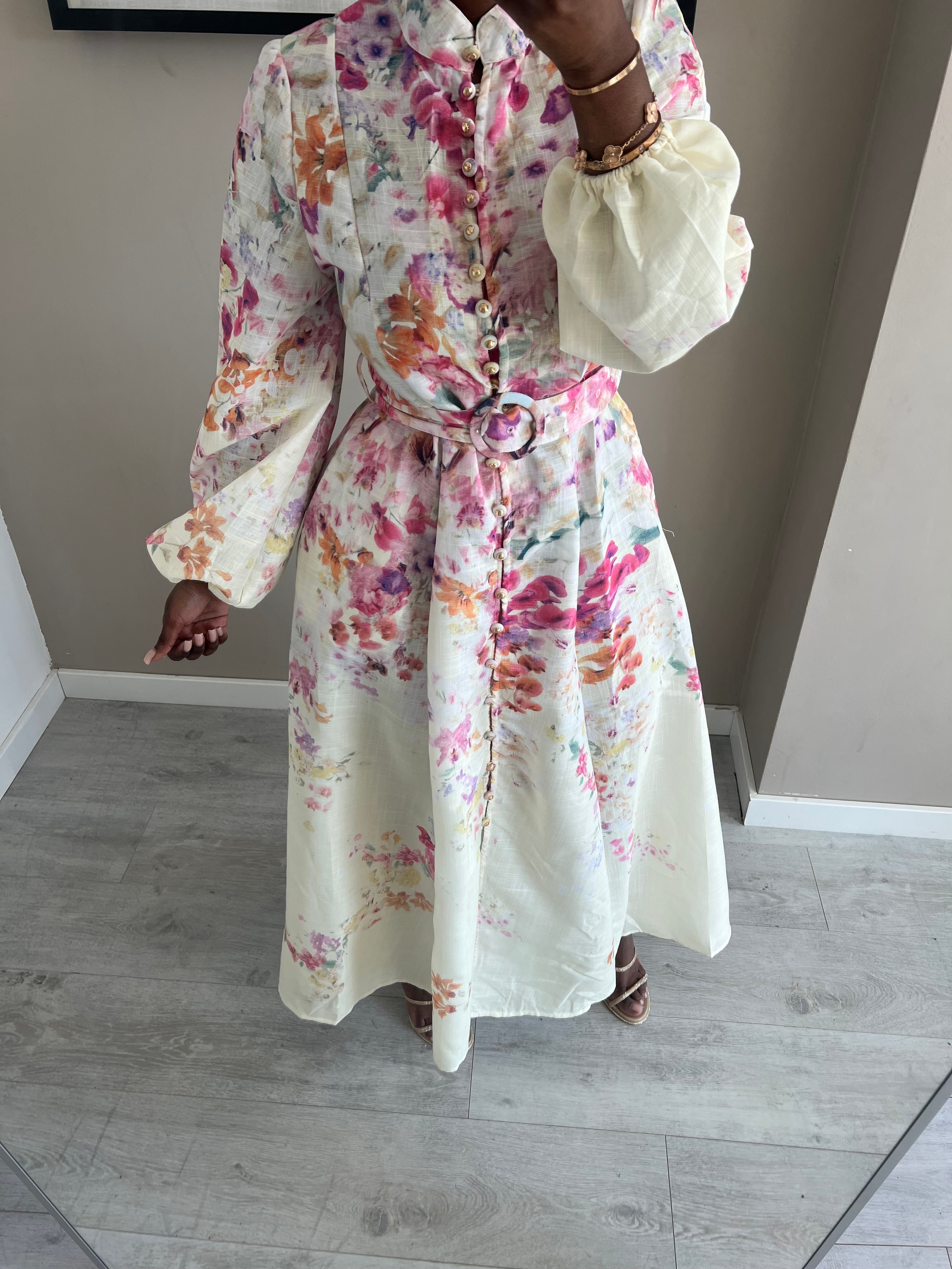 Naima Maxi Dress - Pastel Yellow