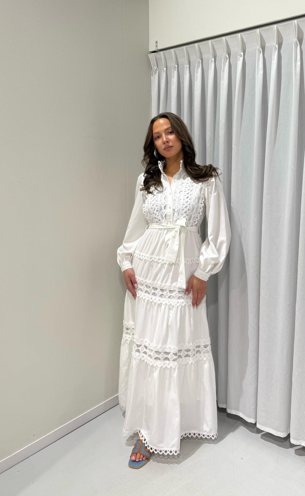 Nora Maxi Dress - White