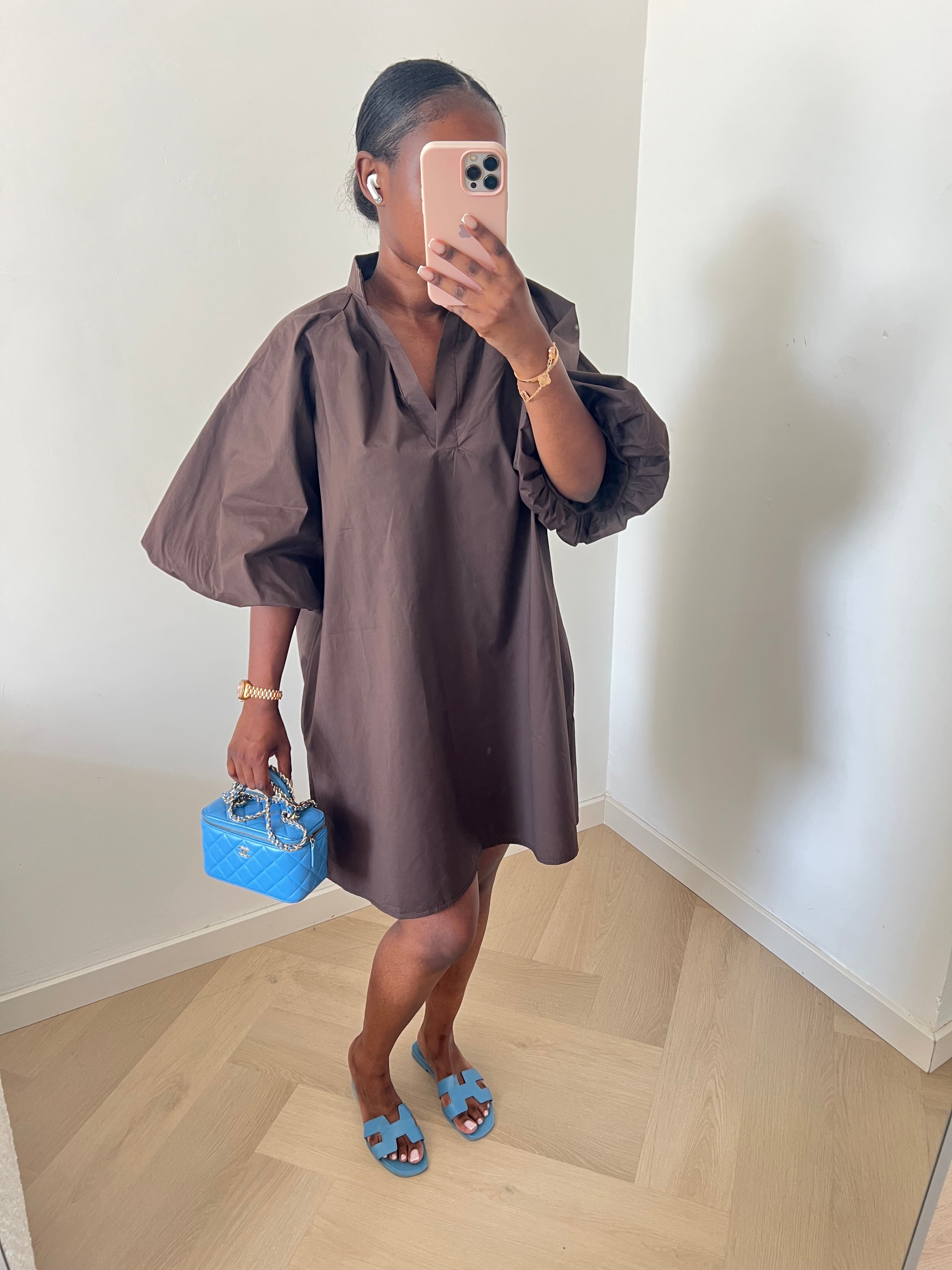 Alice Dress - Dark Brown