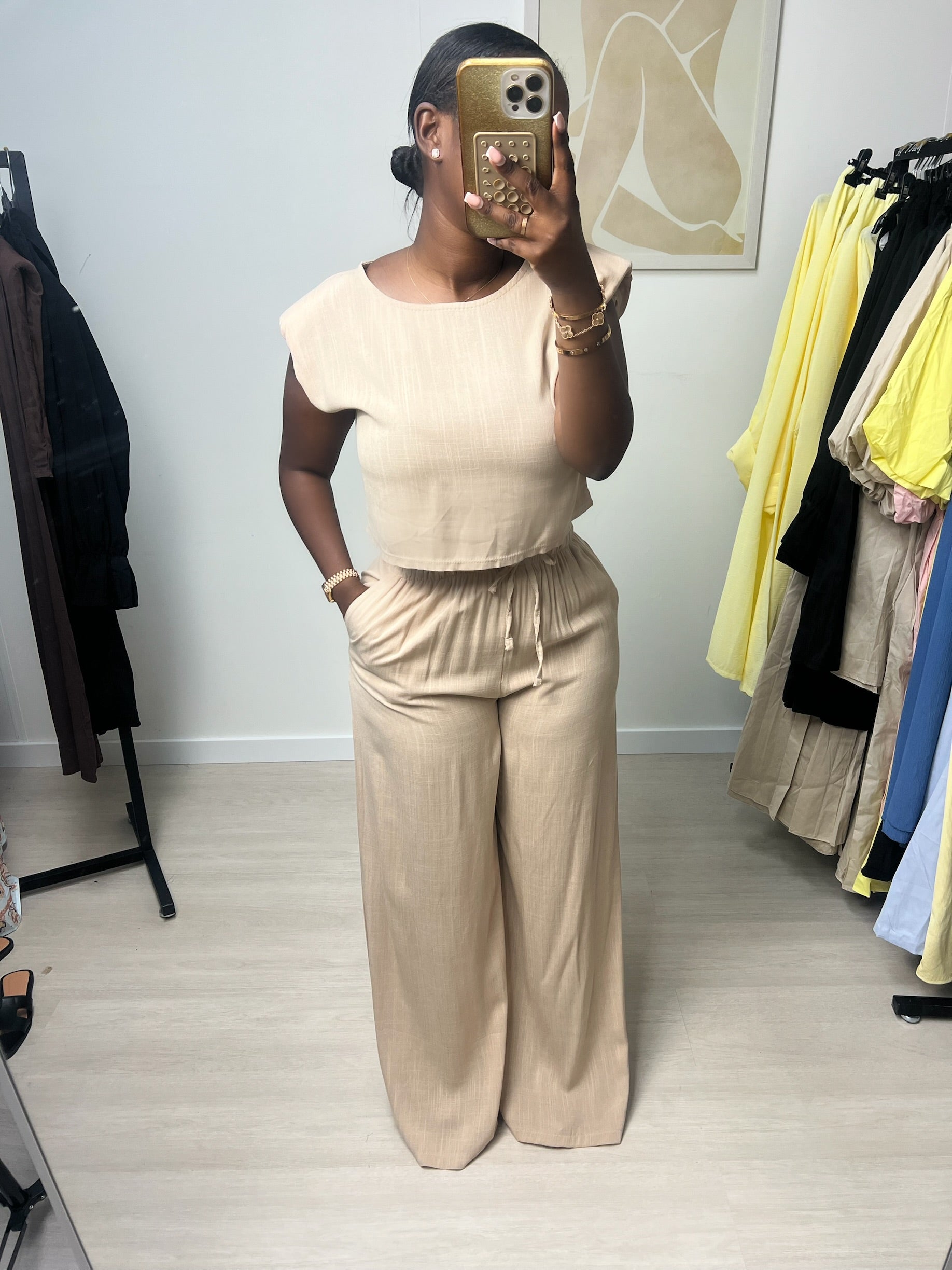 Nicole Set - Camel