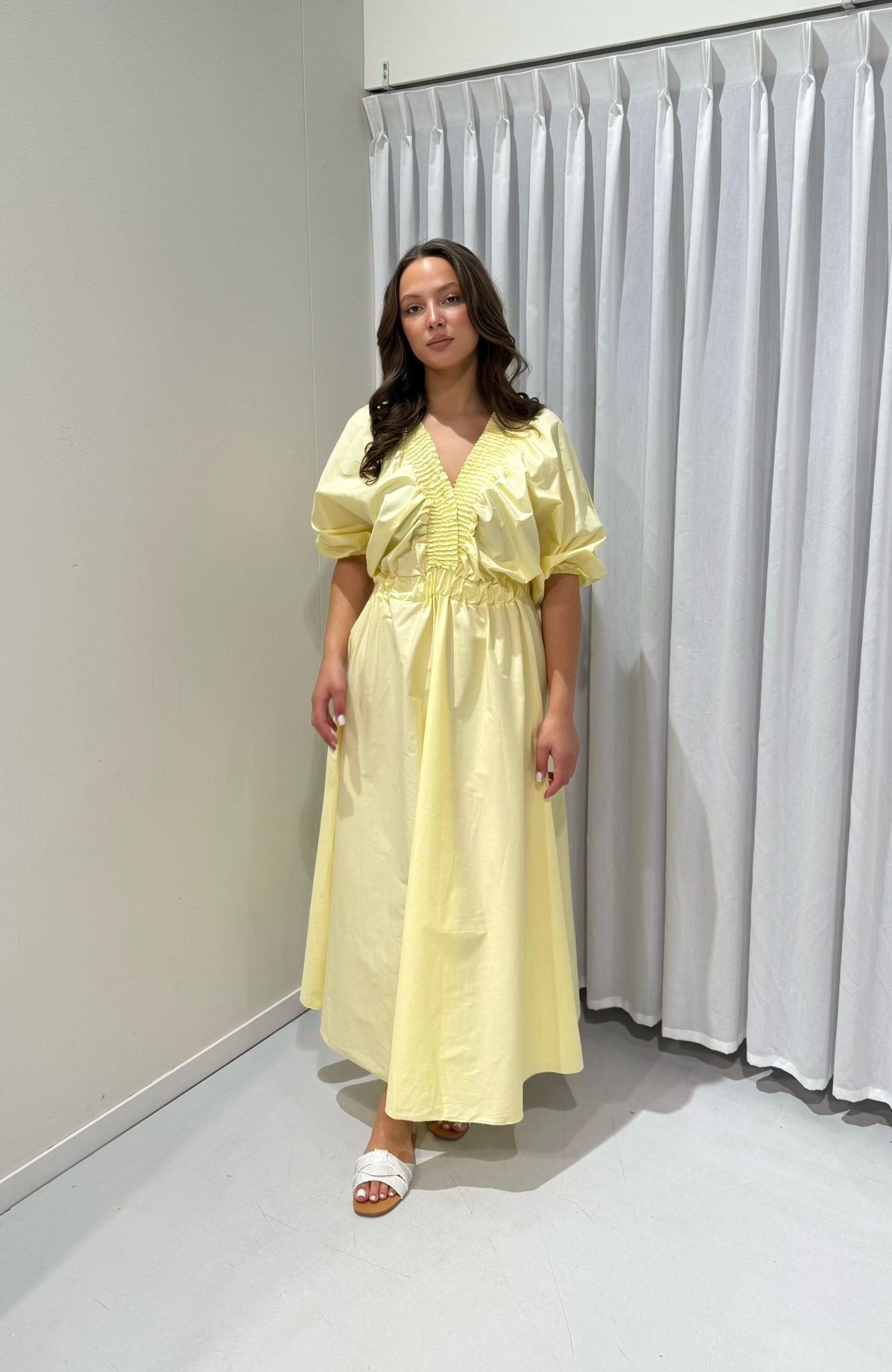 Romy Dress – Butter Yellow
