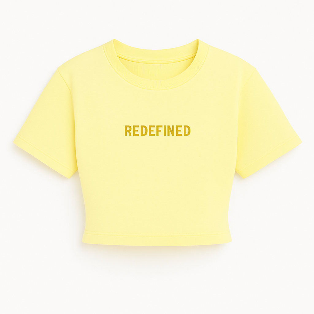 Kelly Cropped shirt - Butter Yellow
