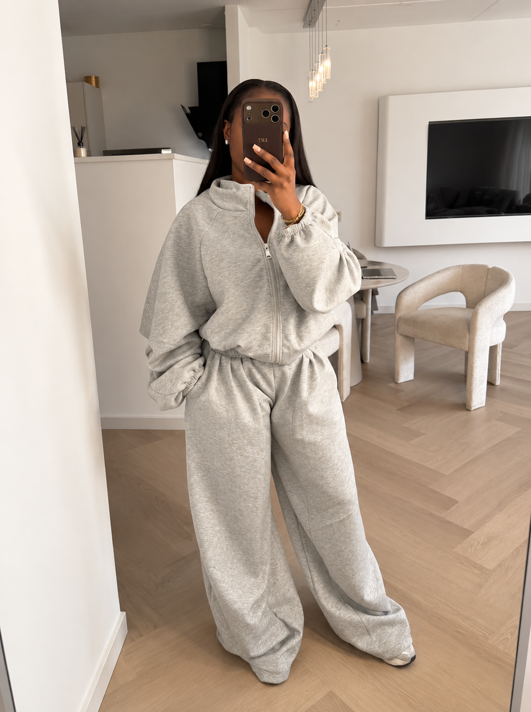 Lisa Mae Set - Light Grey