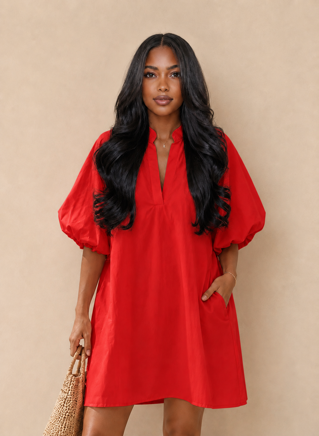 Alicia Dress - Red