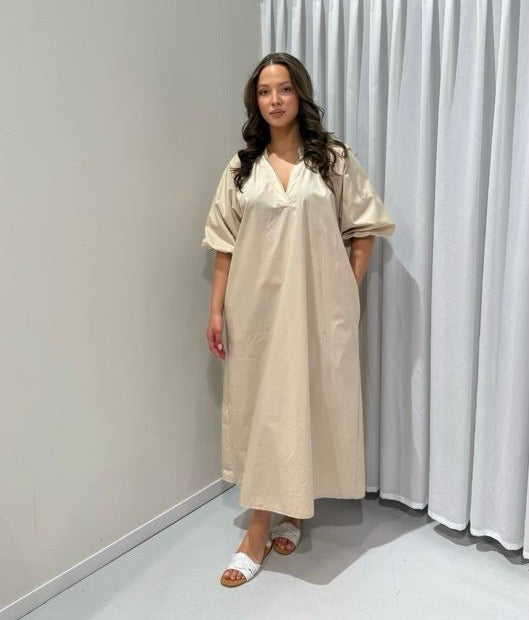 Lila Dress - Beige