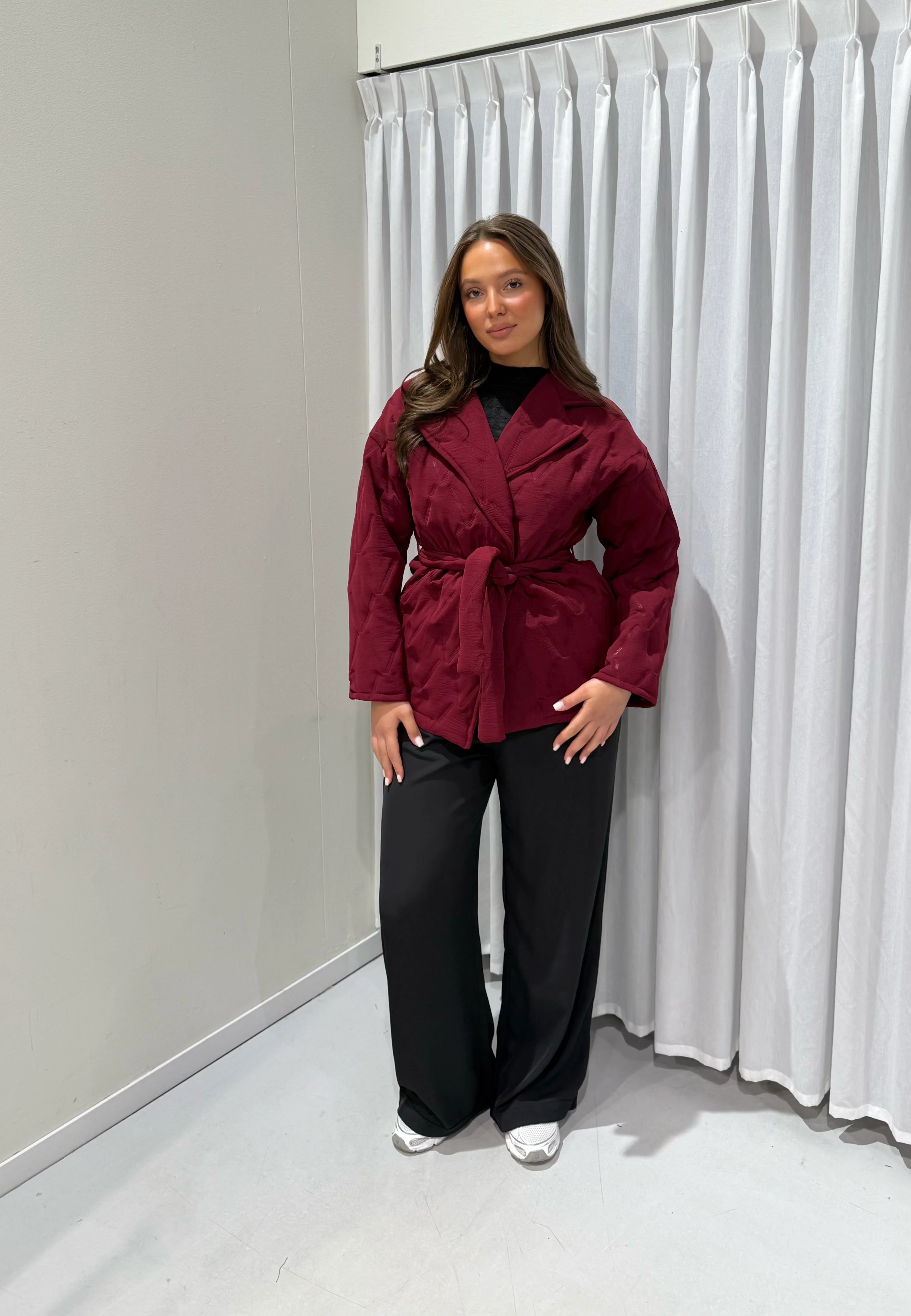 Aurea Coat – Bordeaux