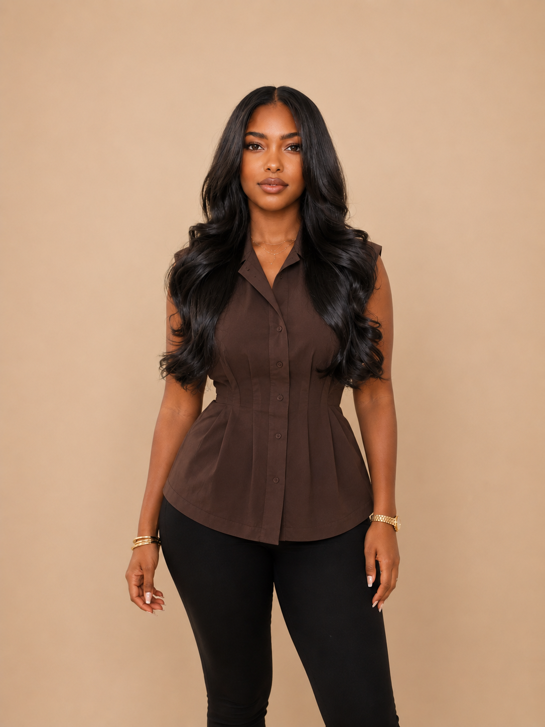 Ivy Top – Dark Brown