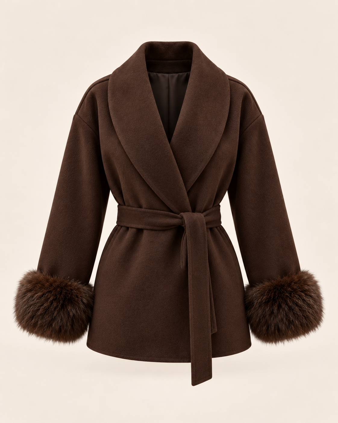 The Solène Coat – Chocolate
