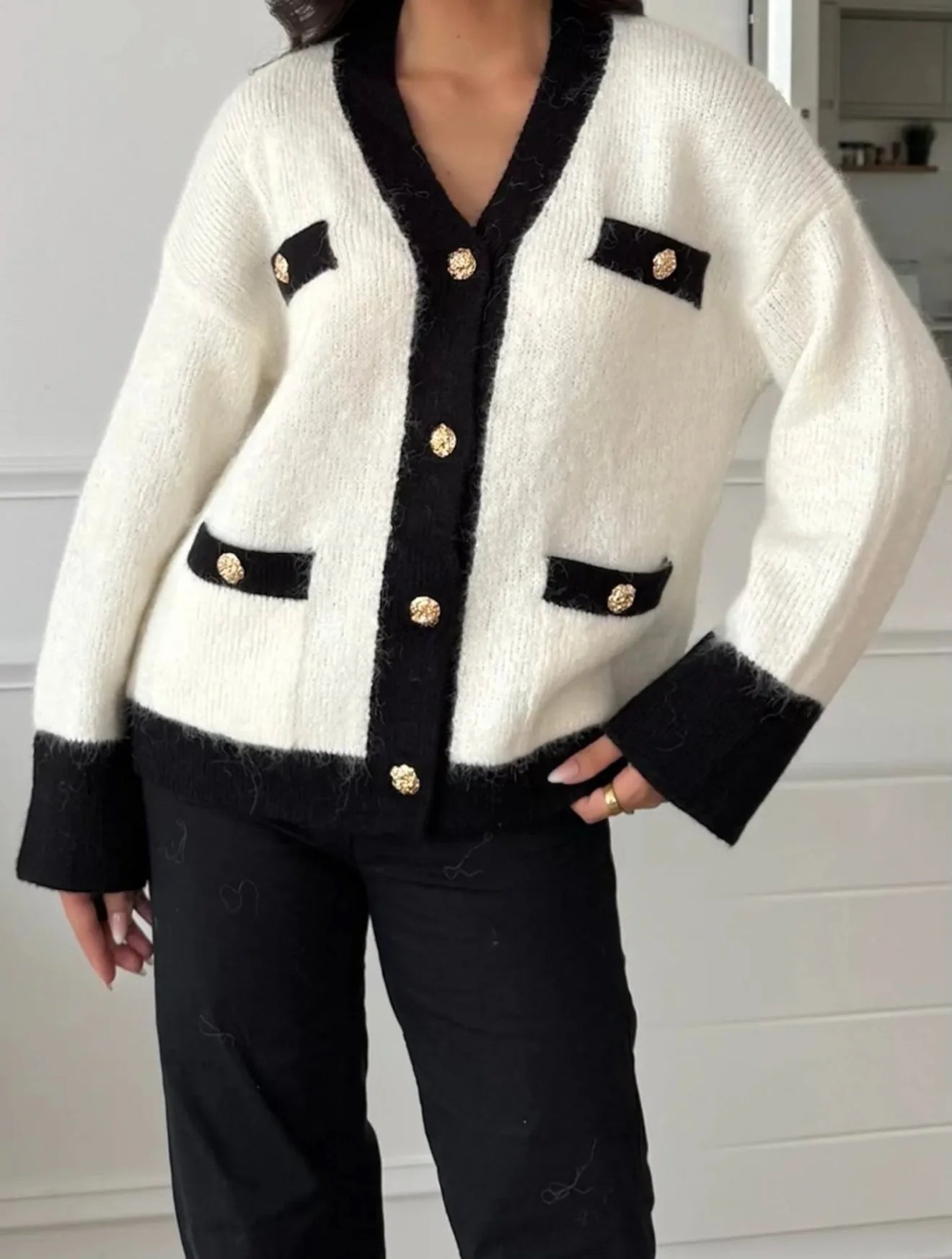 Celina Cardigan – White