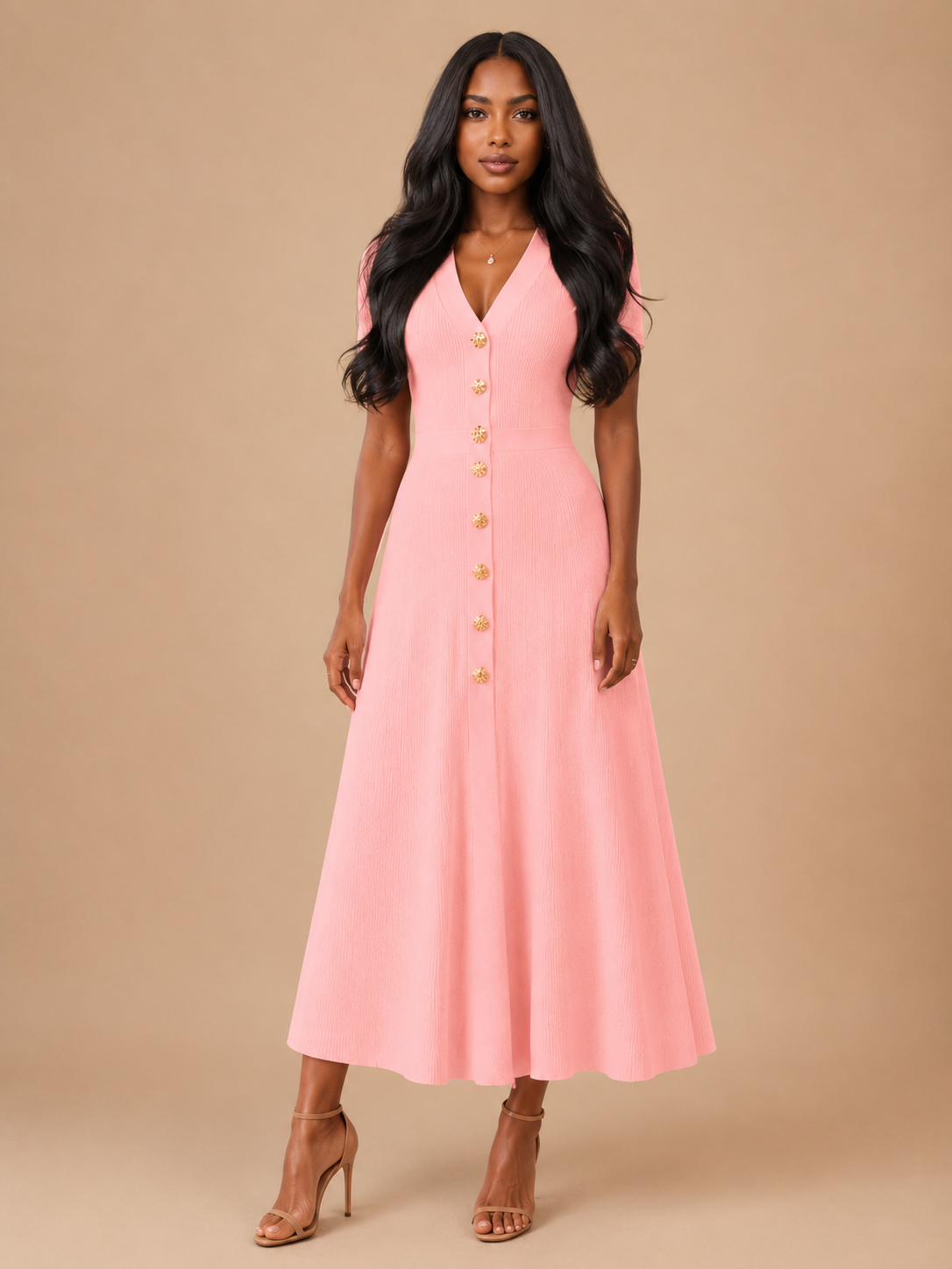 Celina Dress - Pink