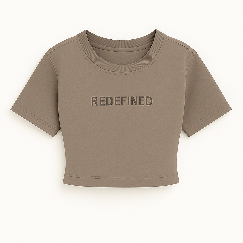 Kelly Cropped shirt - Taupe