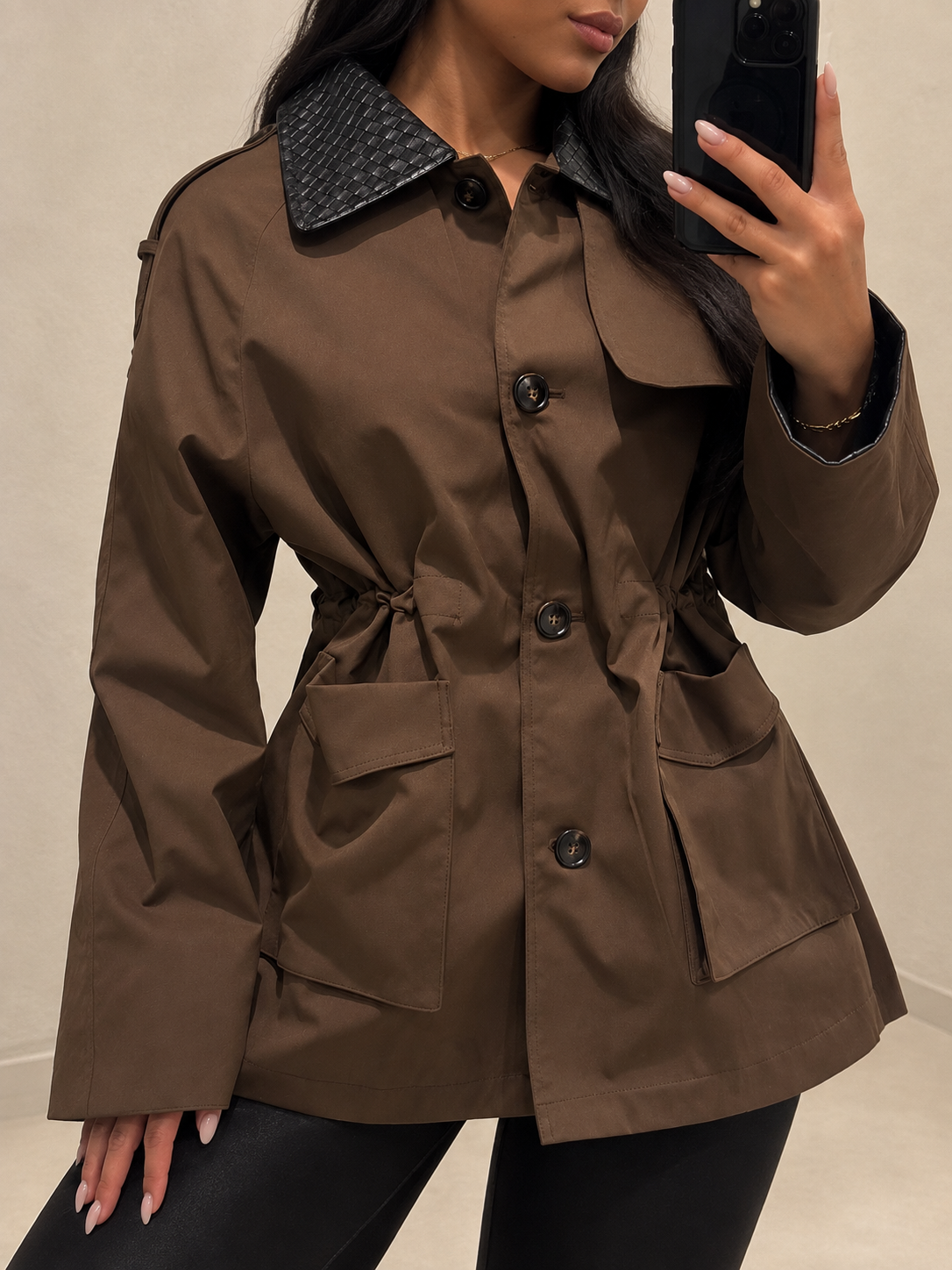 Vendetta Coat - Dark Brown