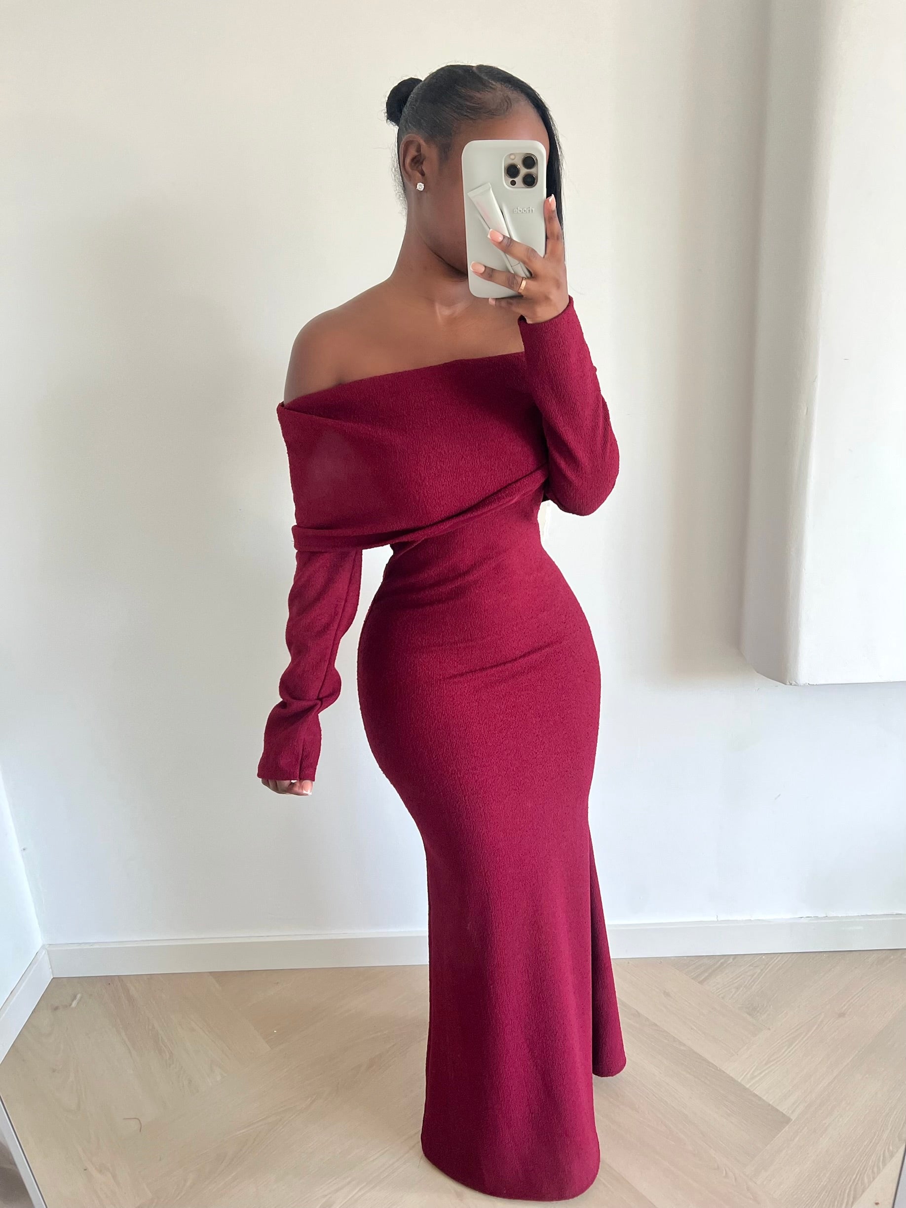 Mireille Dress – Bordeaux