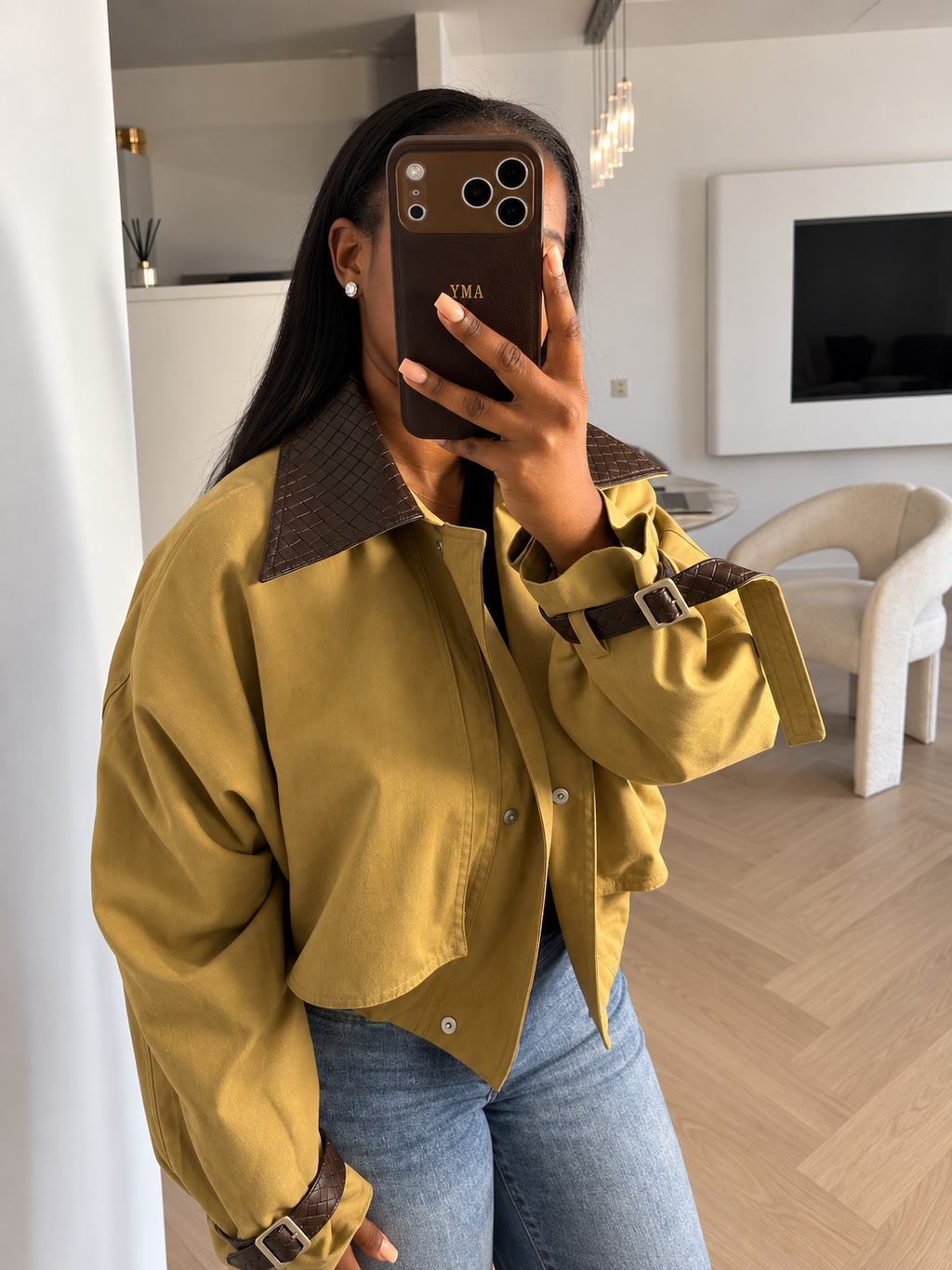 Elora Jacket - Double Brown