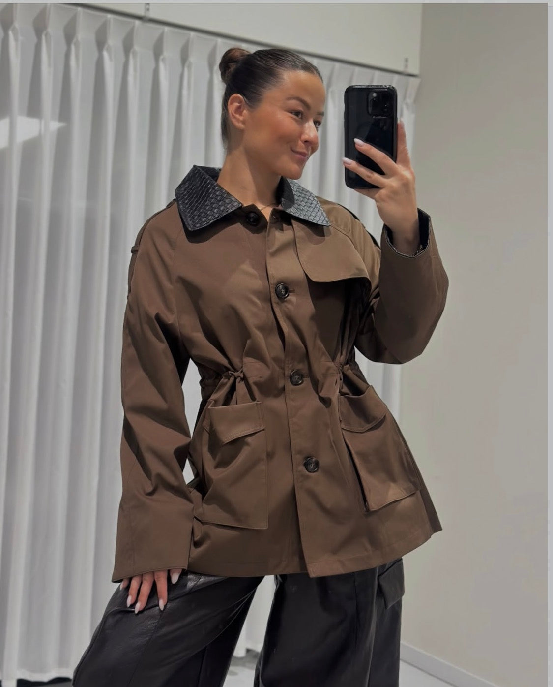 Vendetta Coat - Dark Brown