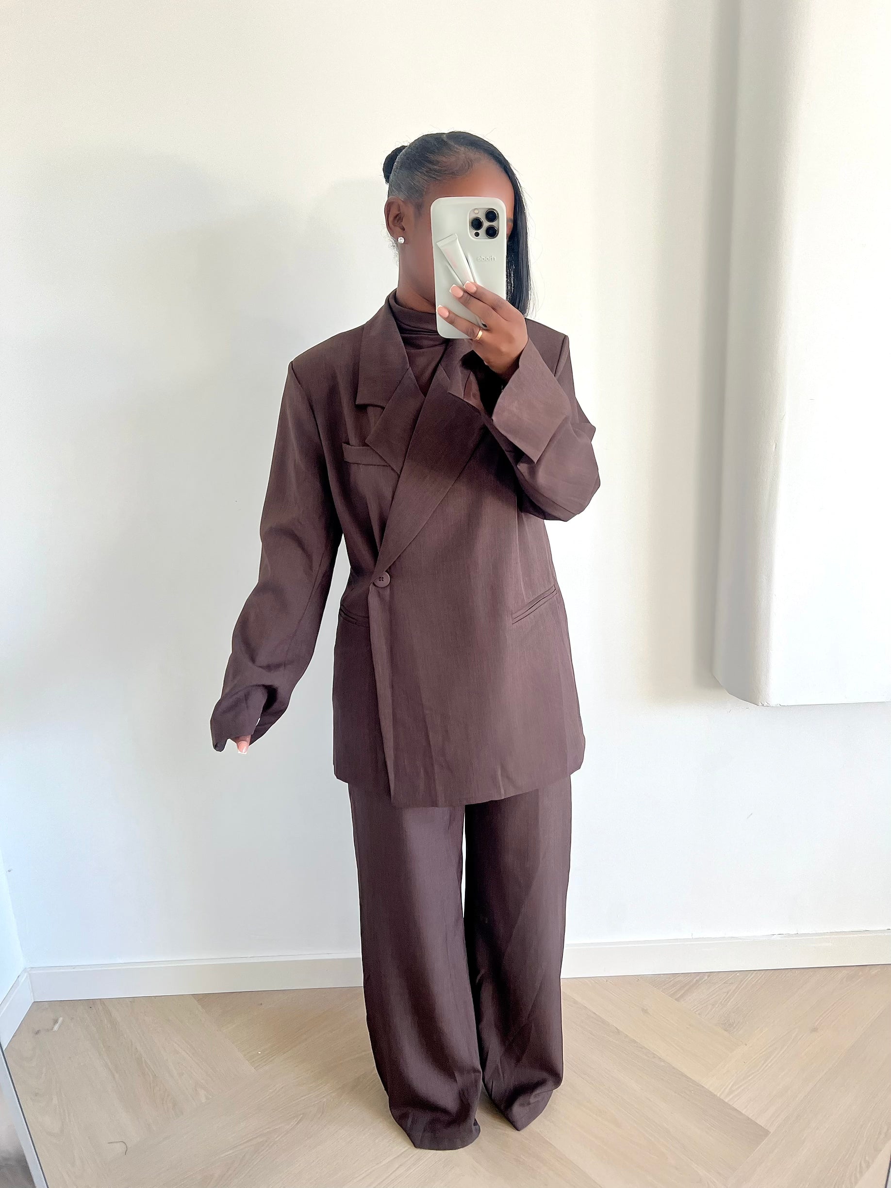 Amber Co-ord Set – Brown