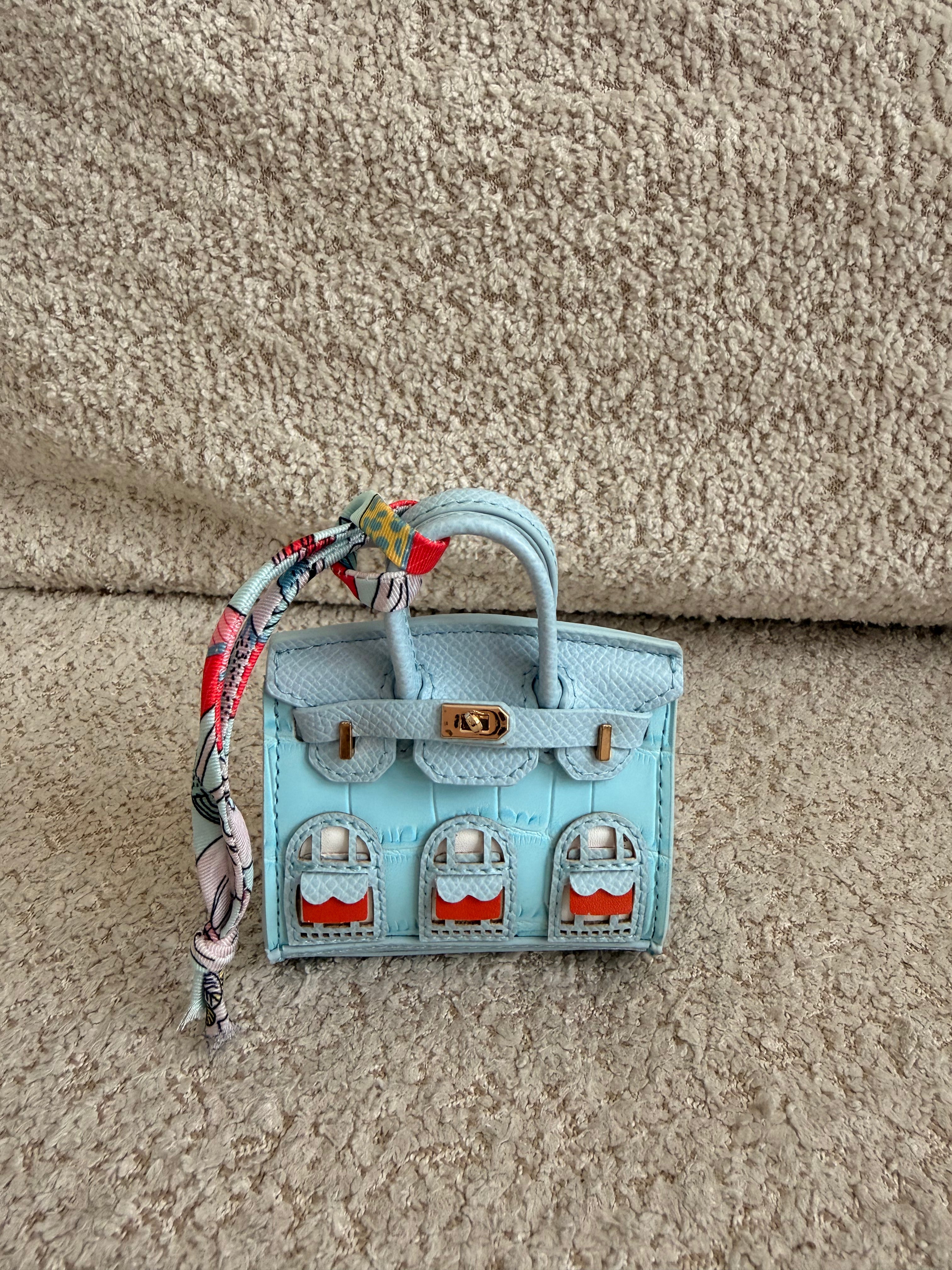 Airpod Case + Bag Charm - Blue