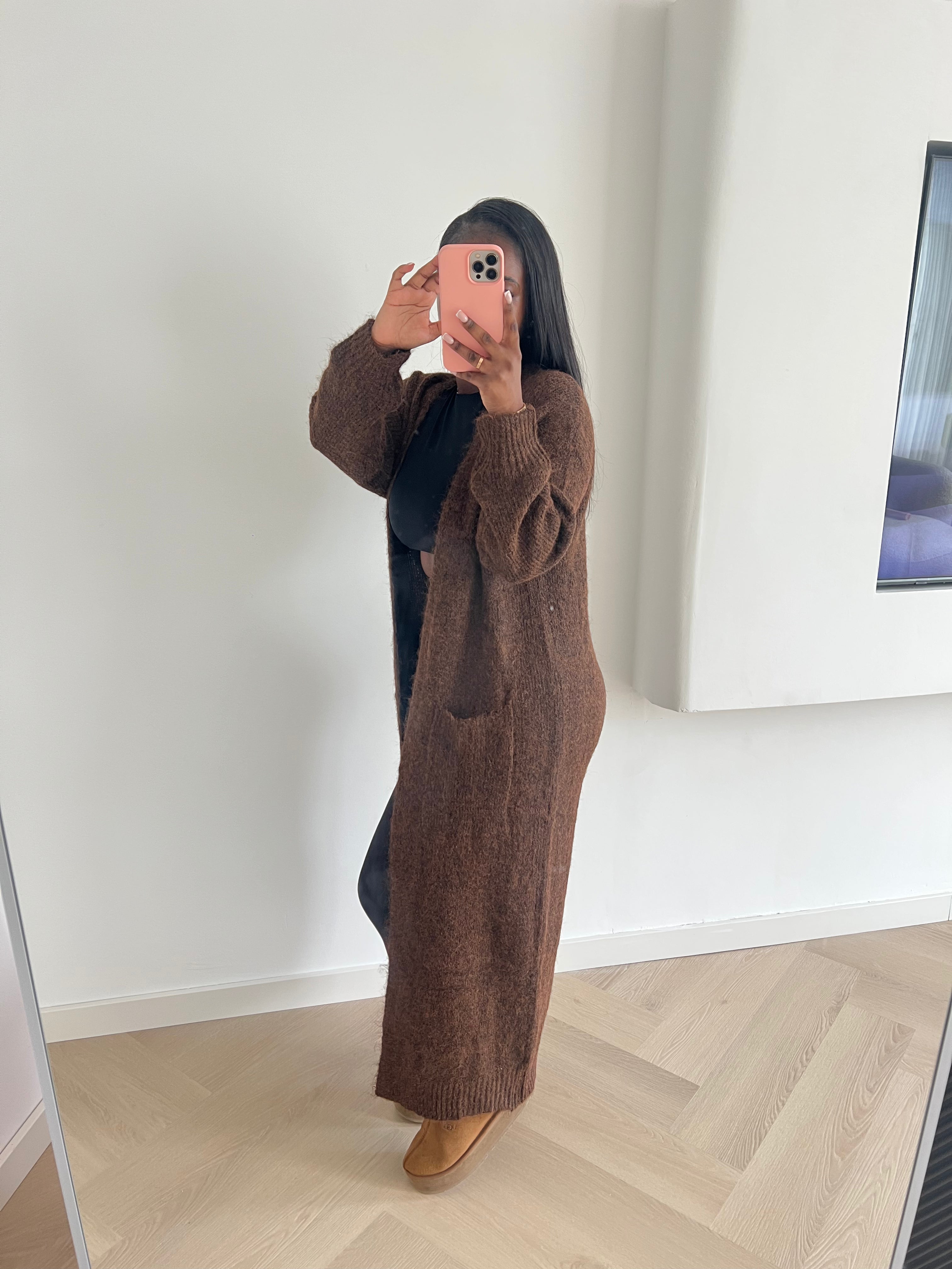 Lima Cardigan – Chocolate Brown