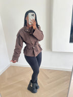Naya Coat – Chocolate Brown
