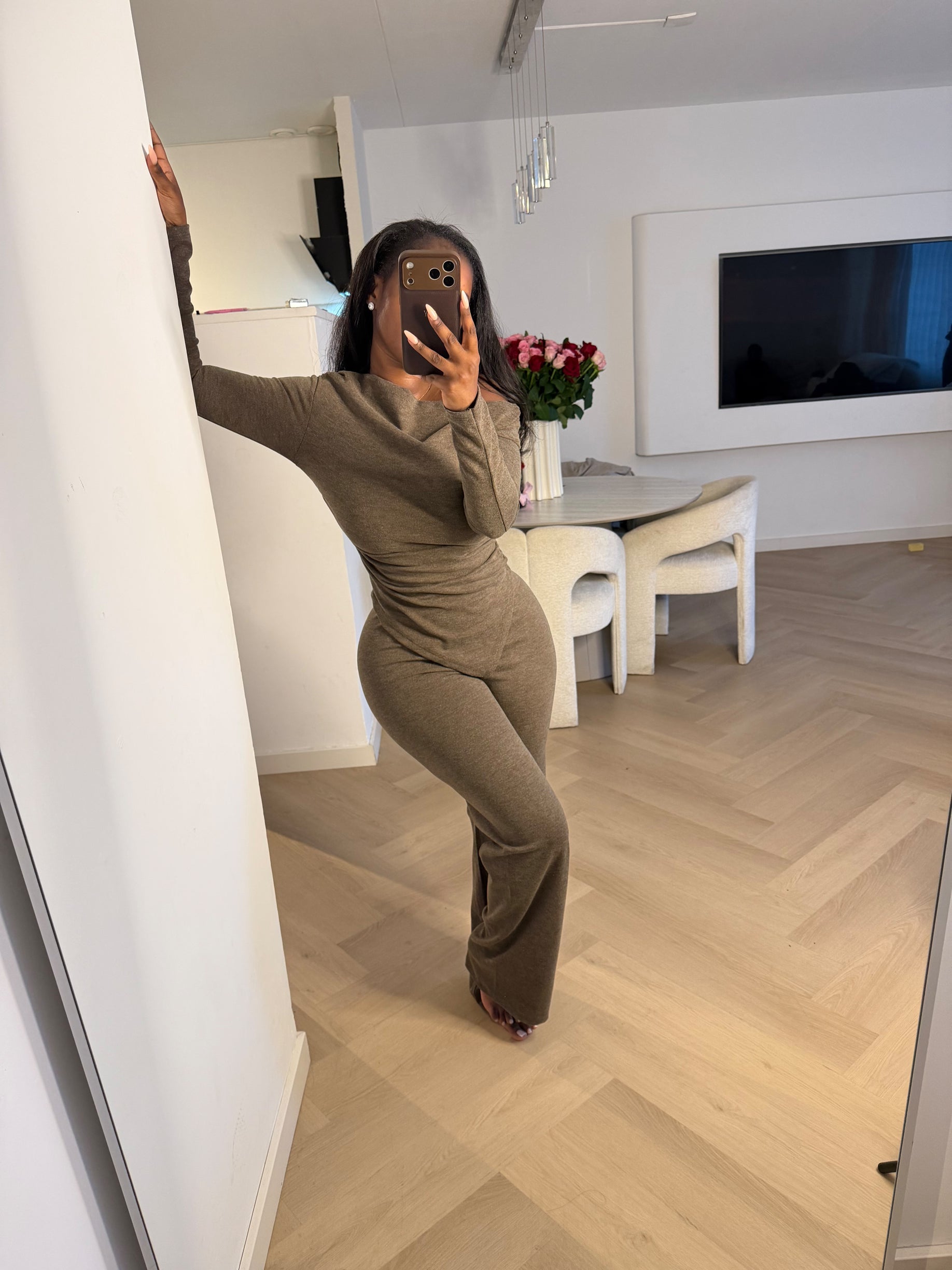 Leah Set - Taupe