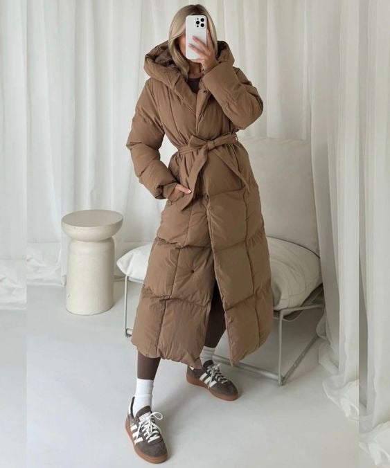 Mira Coat – Camel (with Hood)