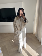 (PRE-ORDER 25/05) Elora Cropped Jacket – Sand