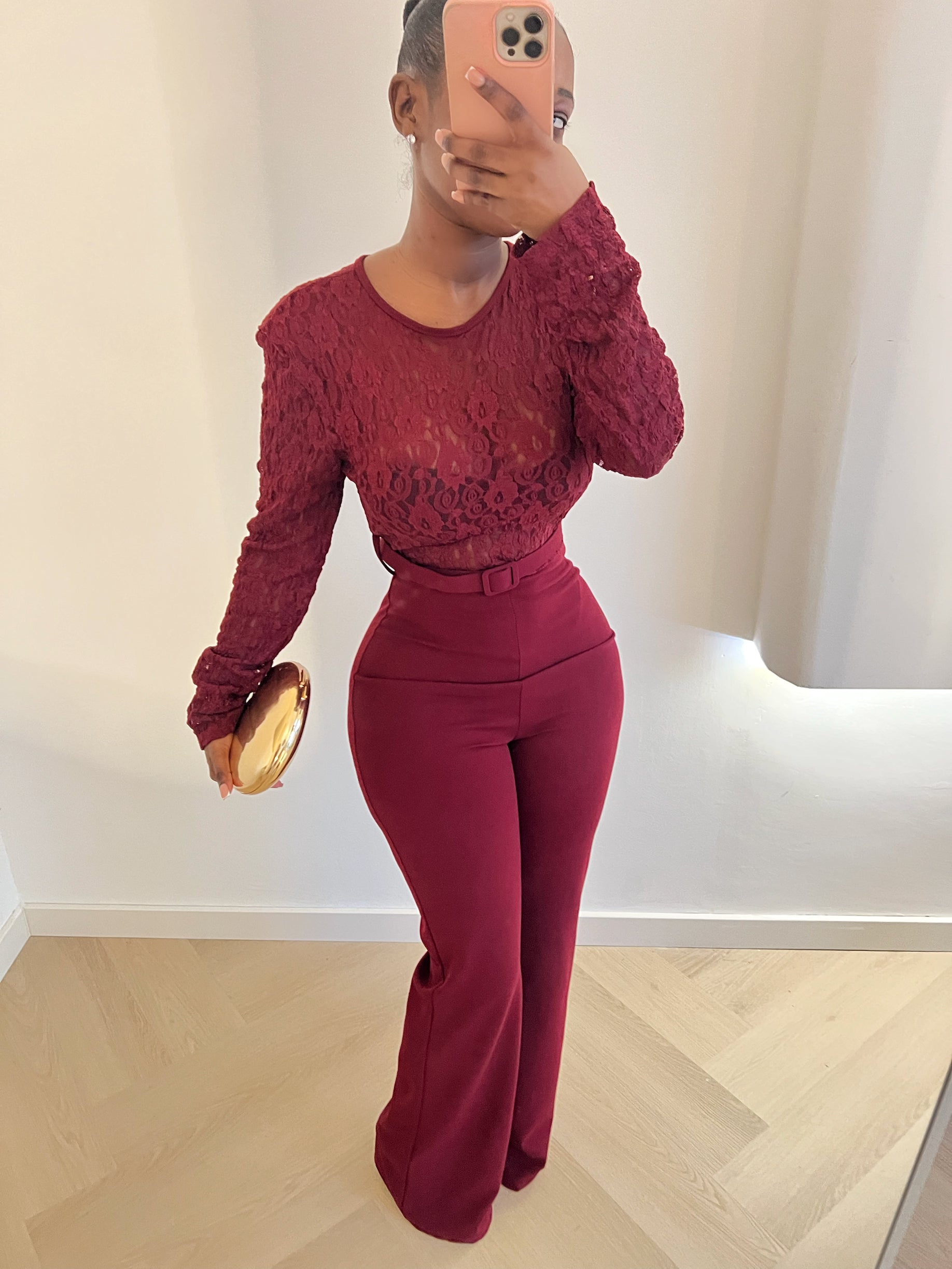 Louisa-Mae Jumpsuit – Bordeaux
