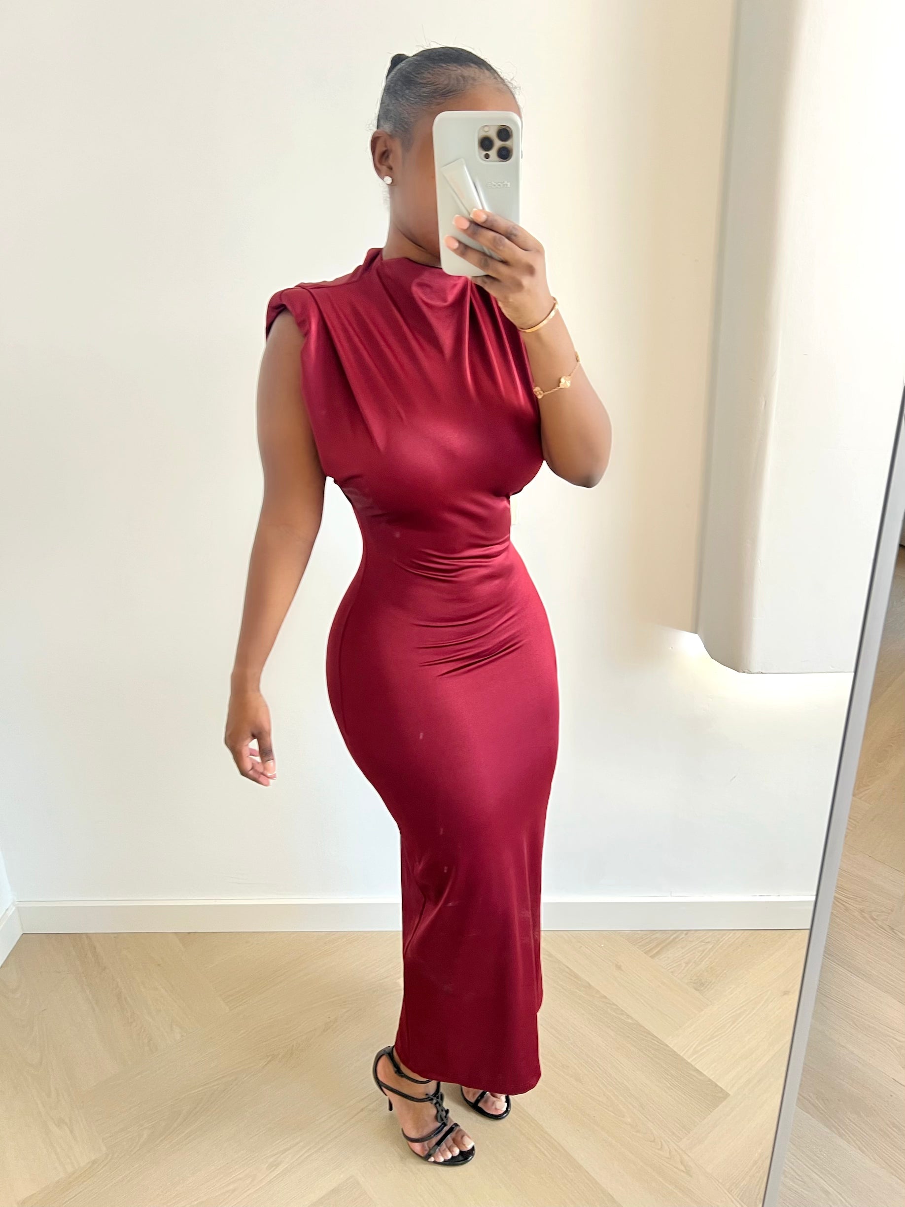 Elodie Dress – Bordeaux