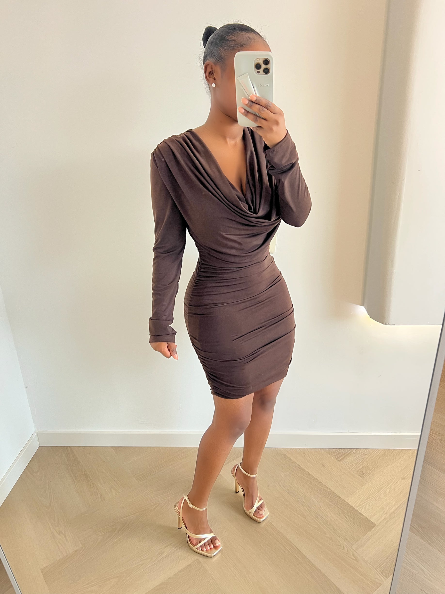 Valencia Dress – Brown