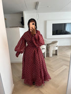 Filia Dress – Burgundy