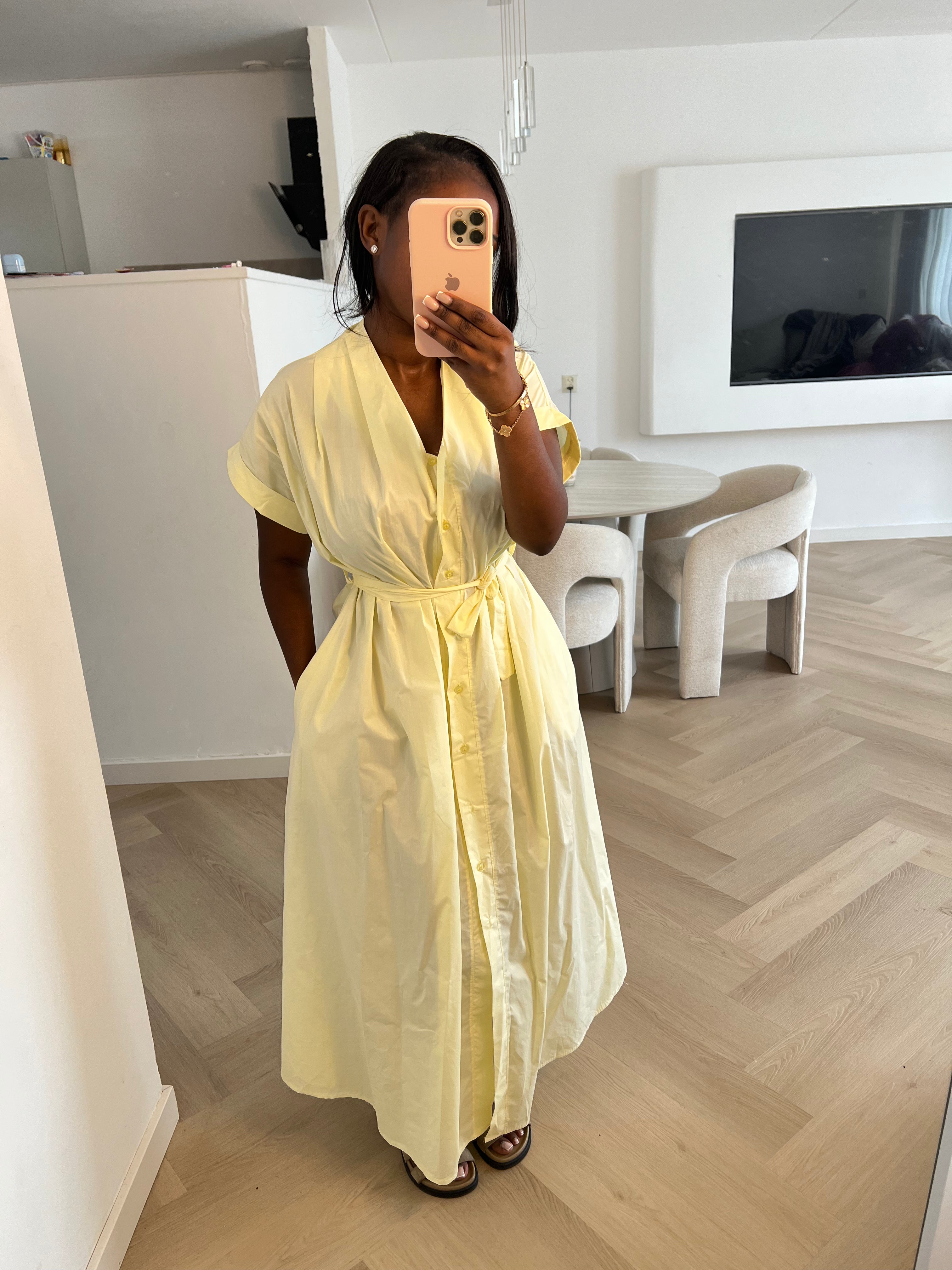 Maud Dress – Butter Yellow