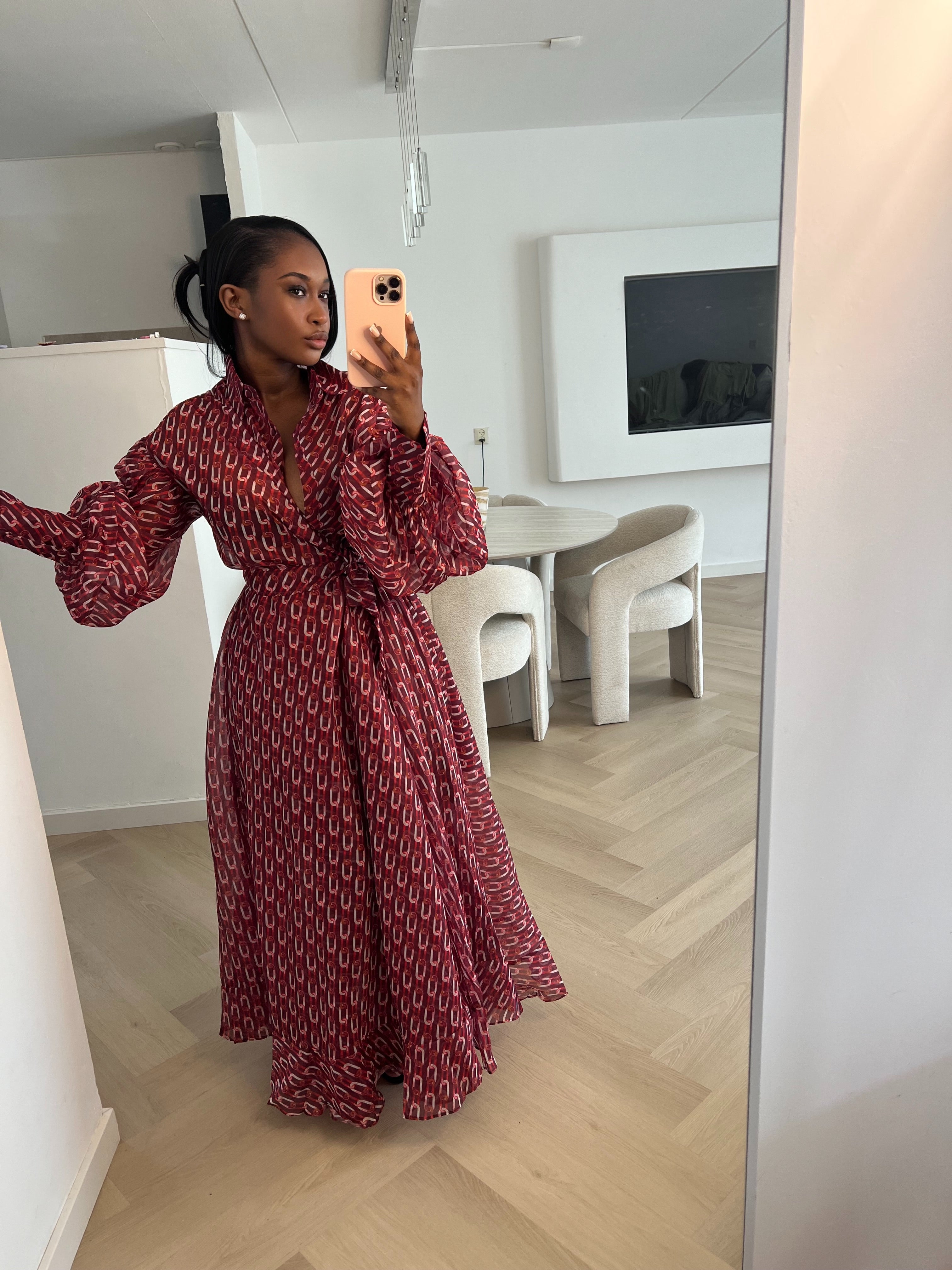 Filia Dress – Burgundy