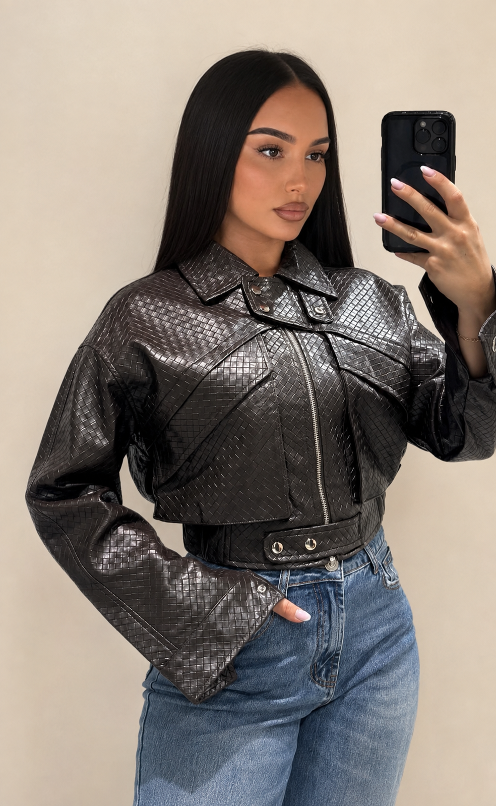 JAYNI JACKET – COFFEE