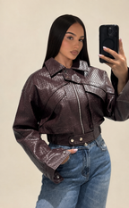 JAYNI JACKET – WINE