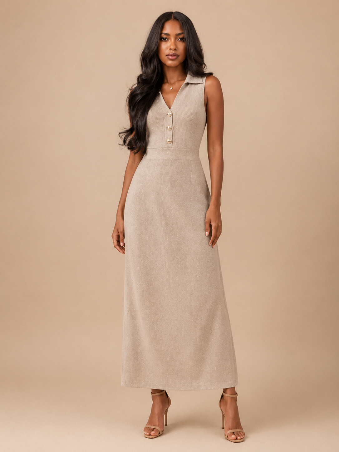 Joelle Dress - Beige