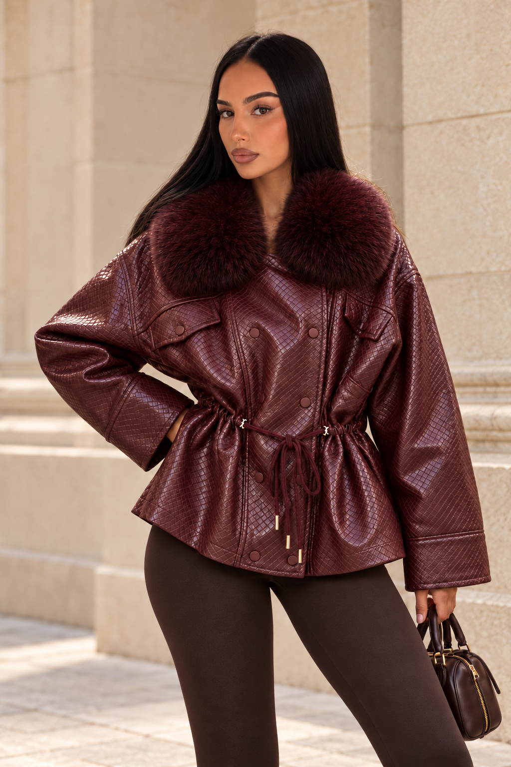 Lorna Jacket — Burgundy