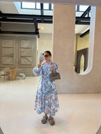 Noëlle Maxi Dress - Blue