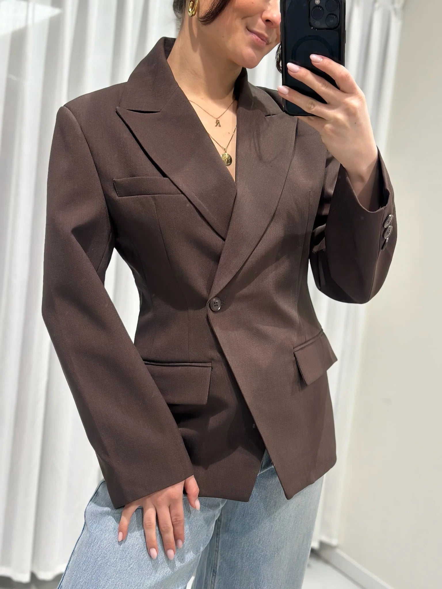 Sherilyn Blazer - Chocolate