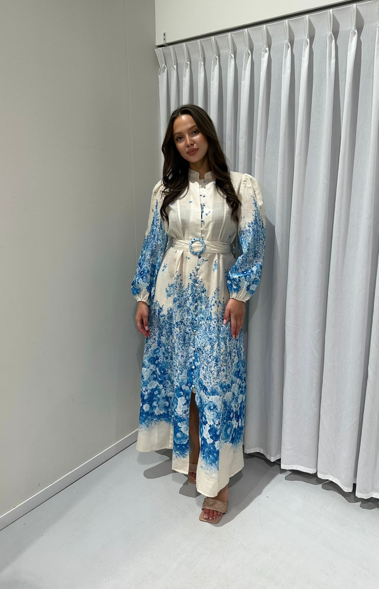 Elisa Maxi Dress - Blue