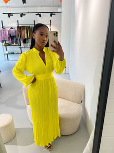 Esra dress Yellow