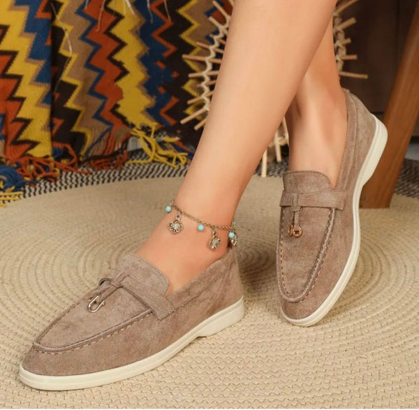 ‘Adriana’ Loafers (Taupe)