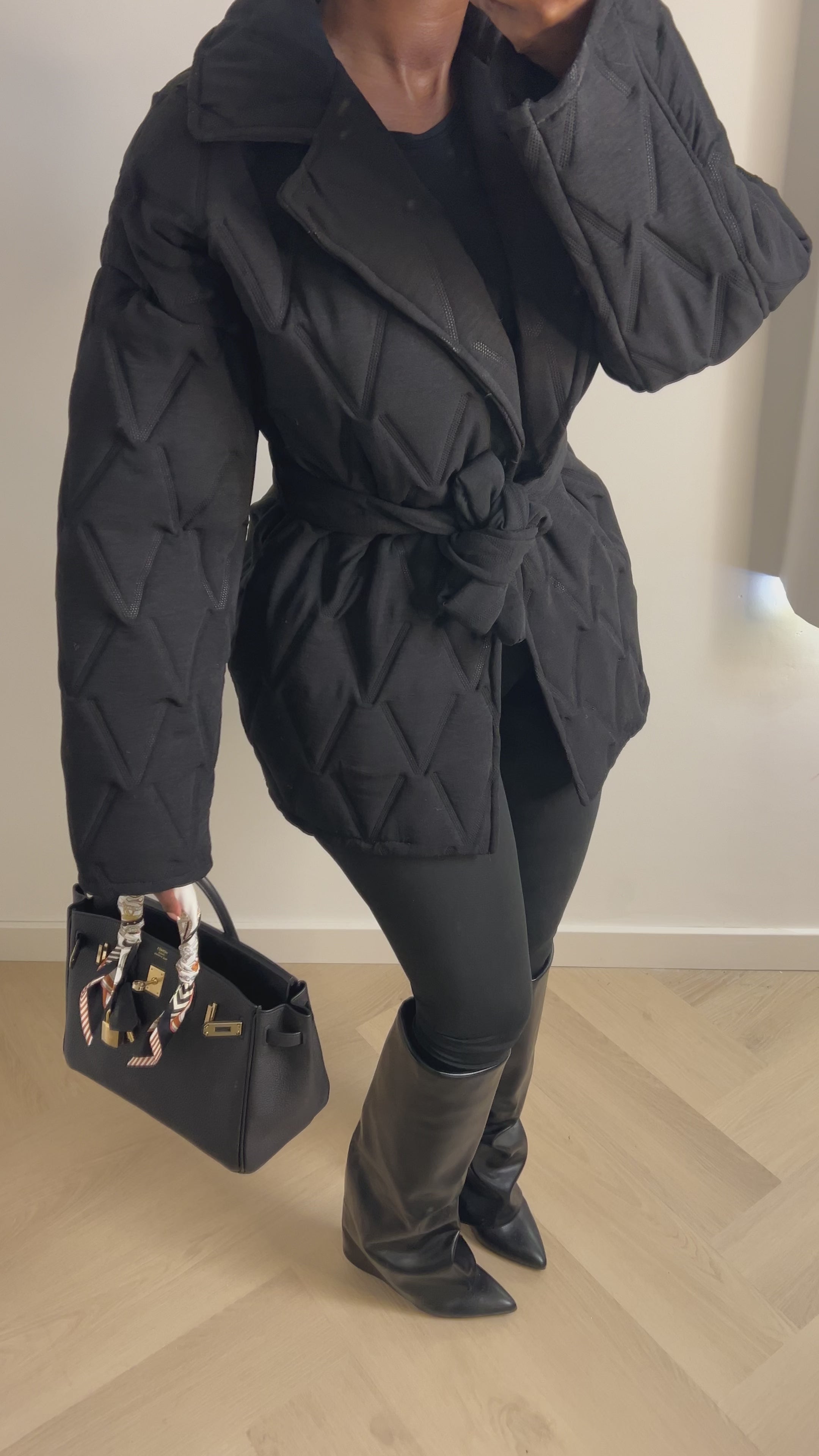 Aurea Coat – Black