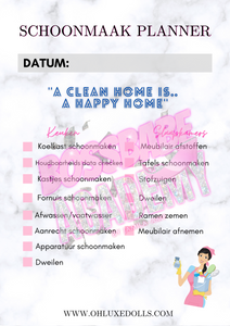Huishoudelijke planner