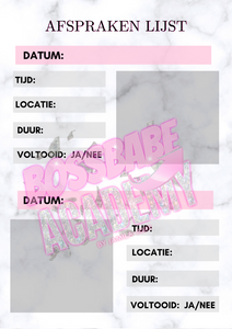 Huishoudelijke planner