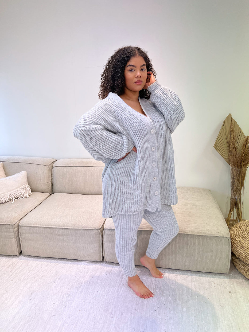 'MADDY' Comfy Lounge set (Grey)